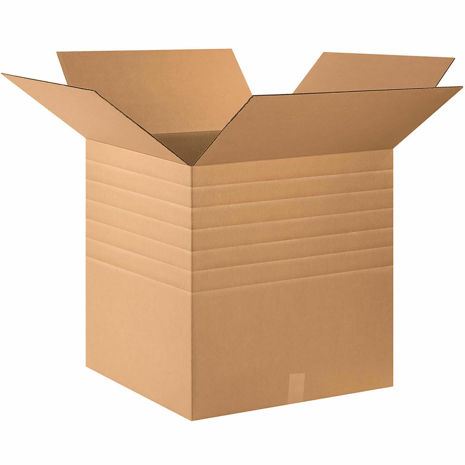 Imballaggi Point - Scatole altezza variabile due onde con fondo automontante - 43 x 30.5 x altezza da 18 a 25 cm -Scatole per spedizioni, ecommerce e archiviazione - Set da 10