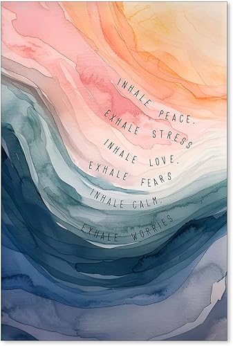 Miniatura 45 de Medpol Lienzo retro rojo abstracto de ojos para pared, póster hippie trippy, citas de afirmación, decoración de pared de los años 60 y 70,