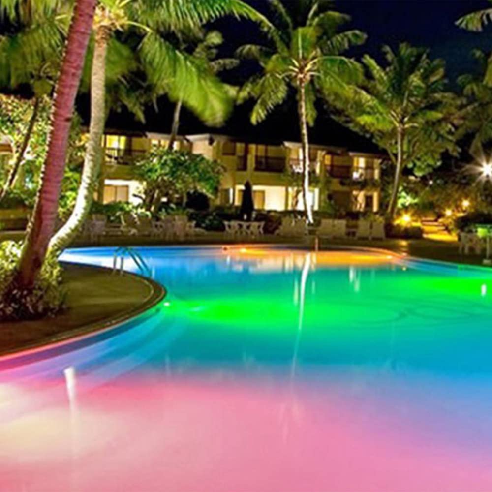 Monsing Luces LED para piscina PAR56 40W iluminación LED para piscina colgante bajo el agua reemplazo 300W foco halógeno DC/AC 12V RGB