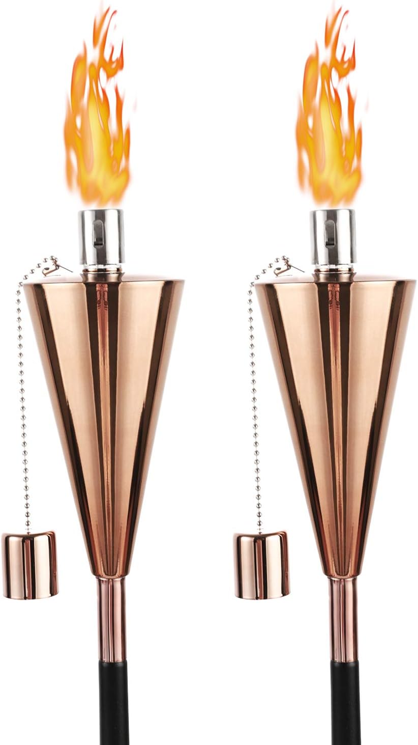 FAB BASED 2 Pack Oil Torch Lamp Torch, Citronella Torches