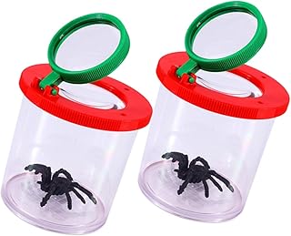 GARVALON Insetos Para Crianças 2 Pçs Copo De Observação Lupa Para Lupas Para Recipiente Lupa Estudantes Lupa Recipiente Caso Ao Ar Livre Lupas Para Crianças