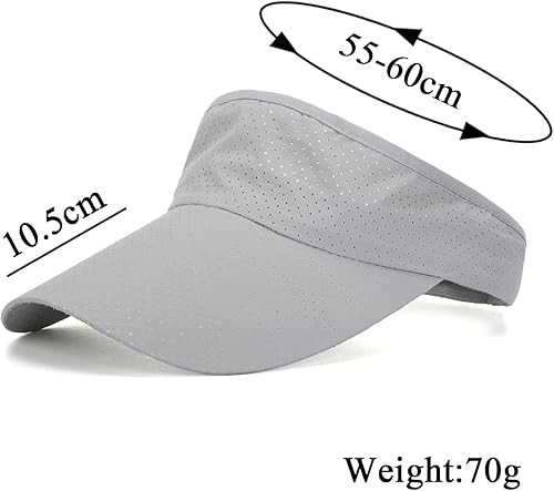 Miniatura 3 de Visera para mujer, visera clásica de bobina sólida, visera de golf con visera de bobina para correr y tenis