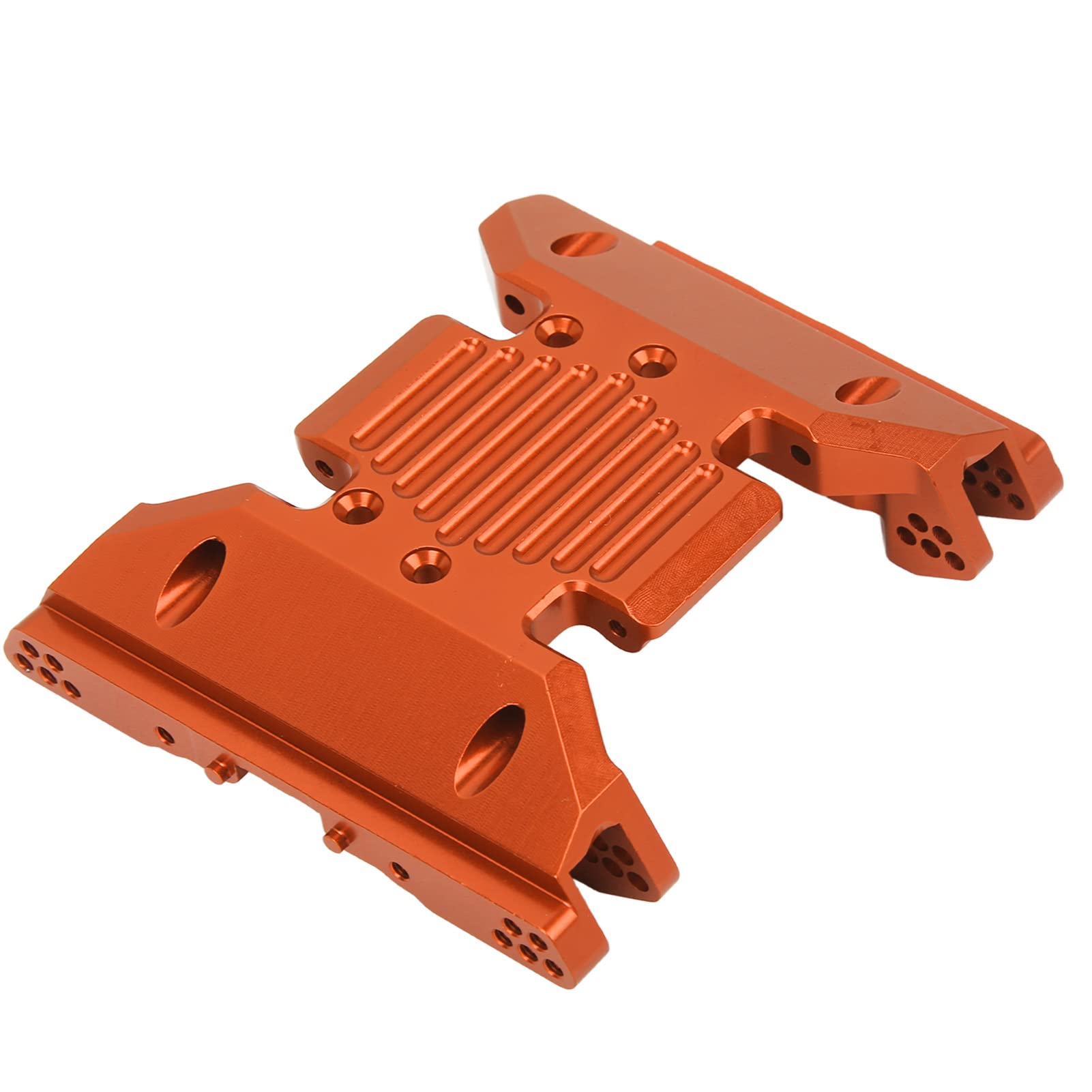 RC skrzynia biegów samochodu płyta czarna anodowana obróbka CNC stop aluminium łatwe do wymiany akcesoria RC dla SCX6 na 1/6 (Orange)