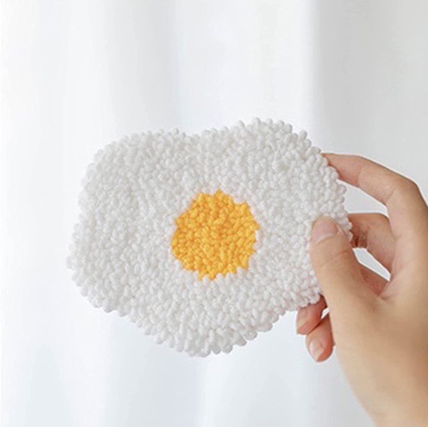 Buy LVHI Poached Eggs Punch Needle Kits, Punch Needle Embroidery, White