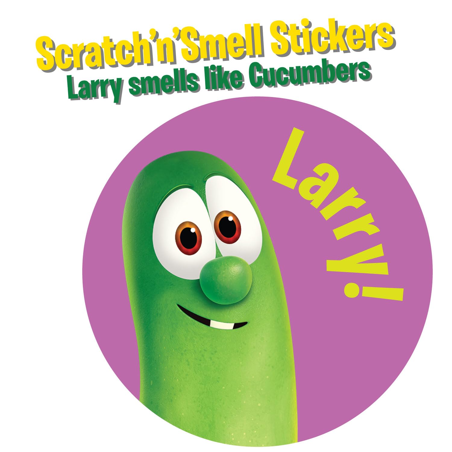 Amazon.com: VeggieTales Scratch'n'Smell Stickers, Assorted Colors