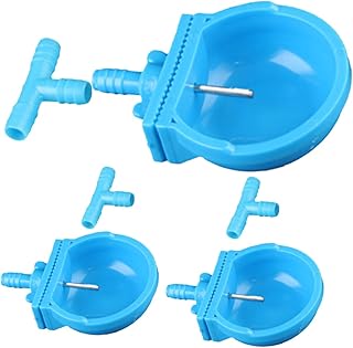 COLLBATH 3 Pçs Tigela Para Coelho Alimentador Automático De Gaiola De Pássaro Dispensador De Água Automático Tigela De Água Para Coelho Alimentador Automático De Coelho Alimentador