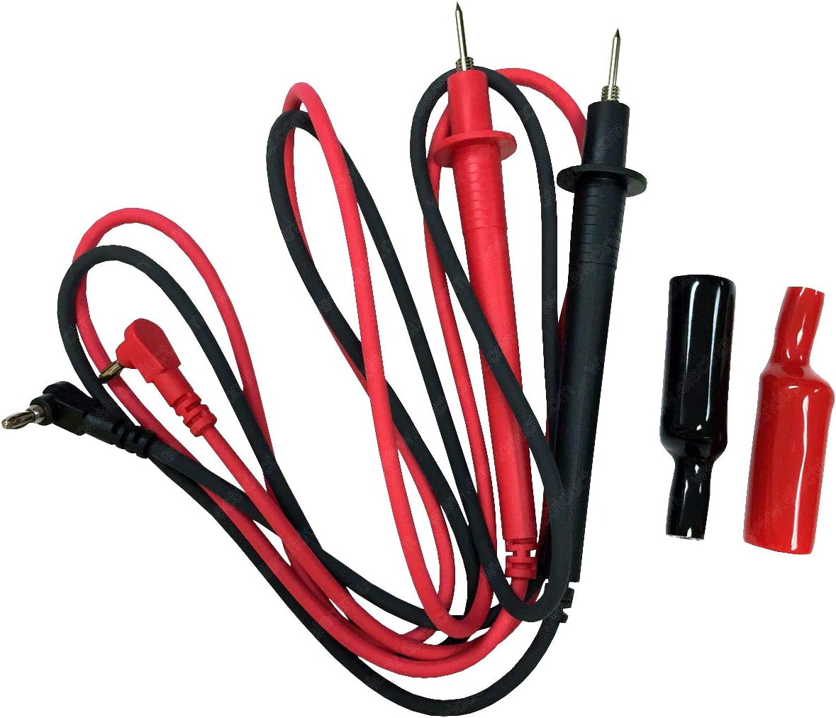Triplett42" Test Leads with Mini-Banana Jacks and Insulated Screw-On Alligator Clips for Triplett 310 Series (79-153)