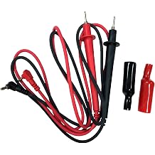 Triplett 42" Test Leads with Mini-Banana Jacks and Insulated Screw-On Alligator Clips for Triplett 310 Series 79-153