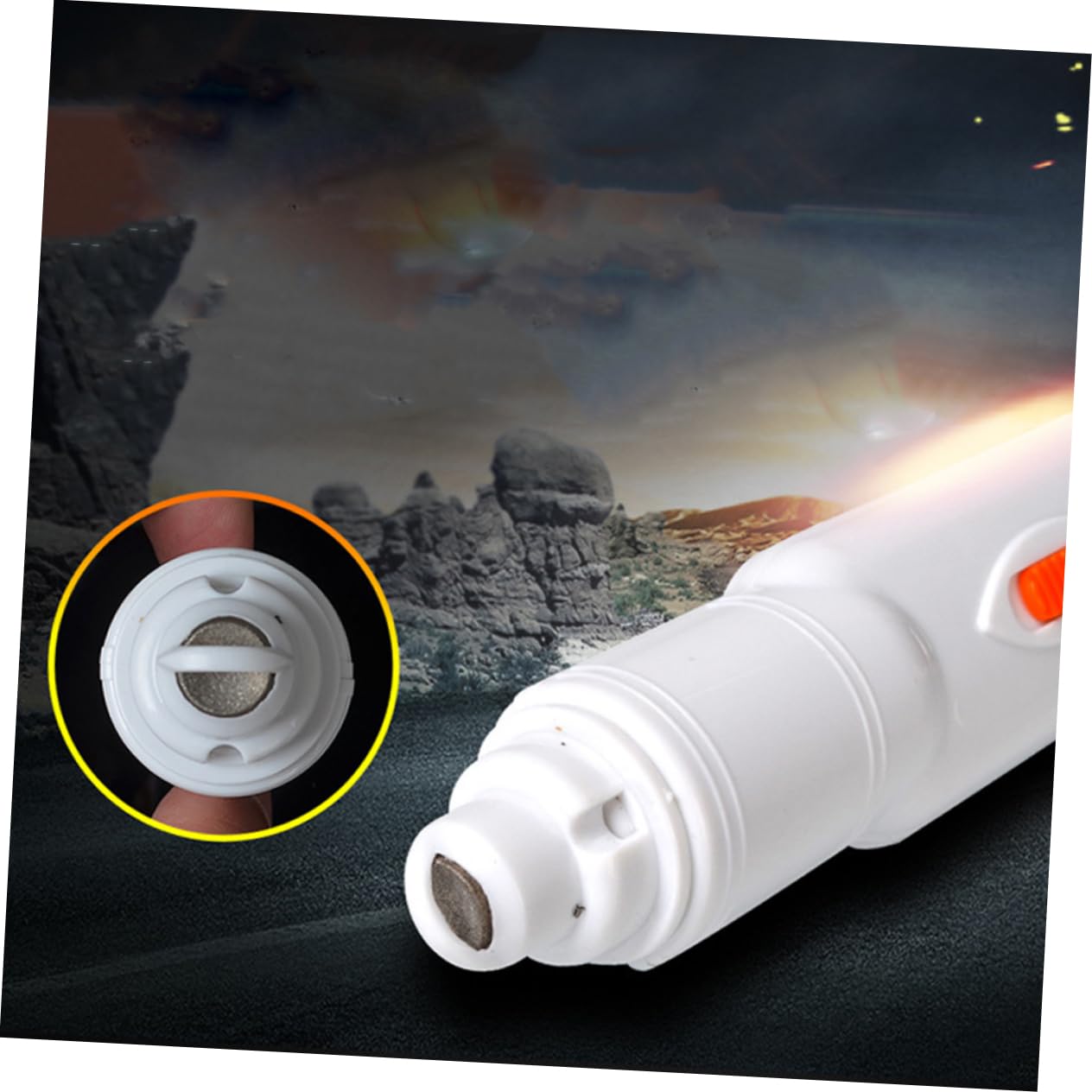 ifundom 1Pc Automatic Pet Nail Grinding Tool Silent Durable Nail Clipper for Dogs Cats Easy to No Battery Included