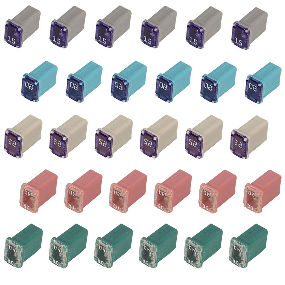 Mcase FMM Fuses Assortment 15 20 25 30 40 Amp Micro