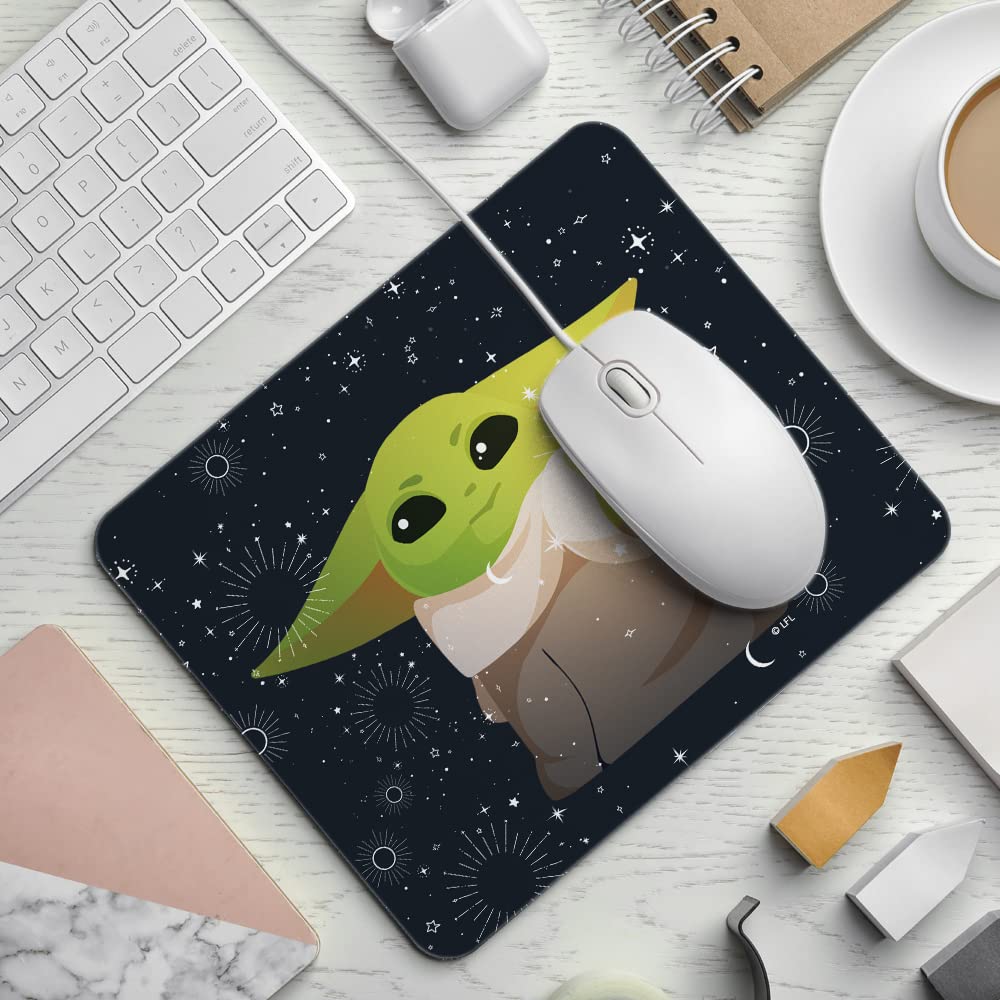 Baby Yoda And Mandalorian Mouse Pad - Rectangular Non-Slip - Foto 9