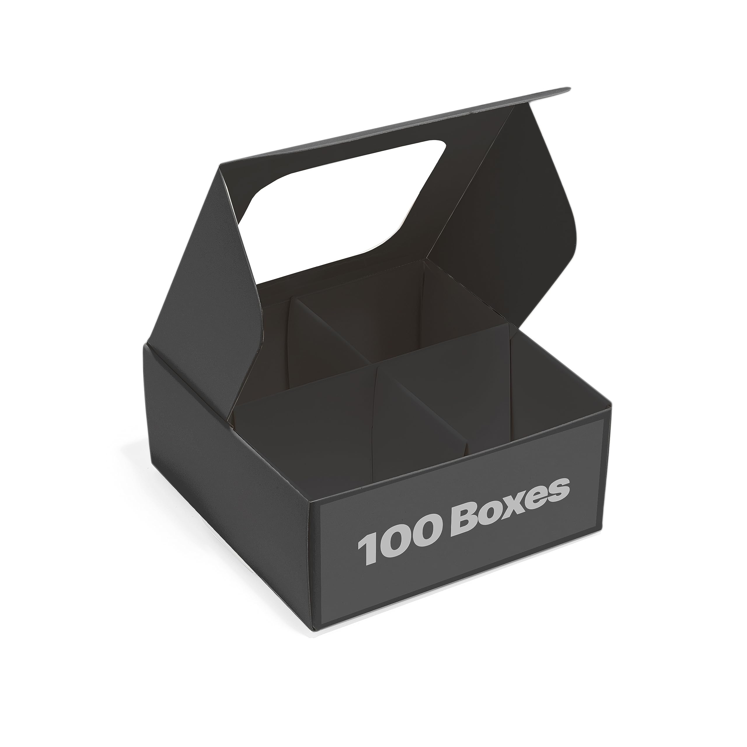 Amazon.com: Modsy Baking Mini Truffle Boxes - Black | VERY SMALL for 4 ...