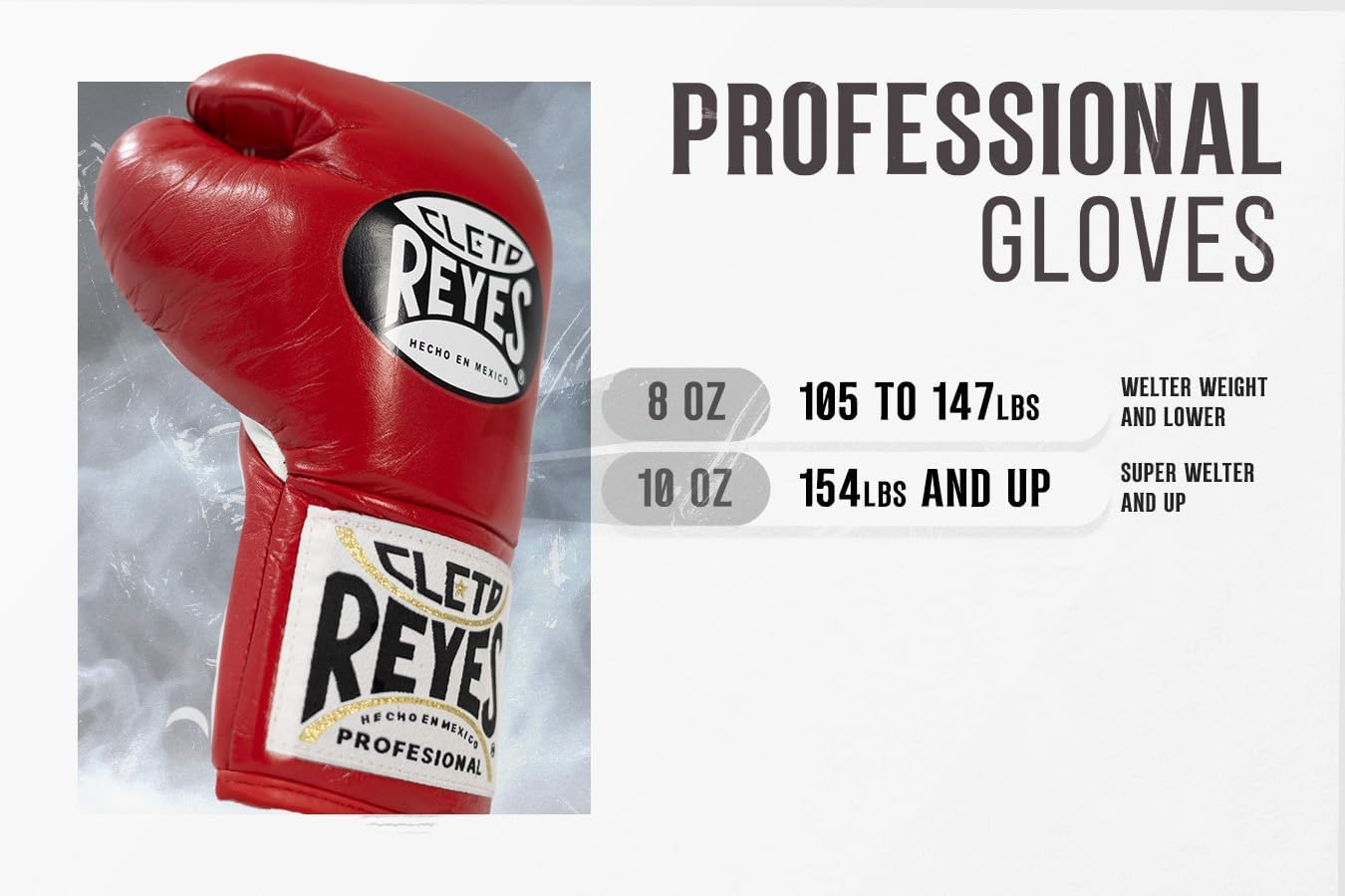 CLETO REYES Professional Competition Boxing Gloves for Men and Women, Leather and Horsehair, MMA, Kickboxing, Muay Thai, Lace Up
