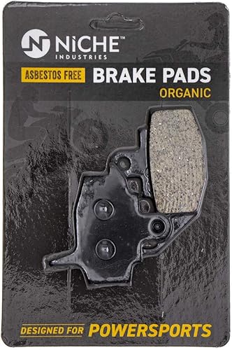 Miniatura 6 de NICHE Juego de pastillas de freno para Kawasaki KLR650 KL650 43082-1078 Delanteras Orgánicas 2 Pack