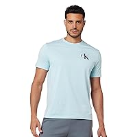 Calvin Klein Uomo T-Shirt Maniche Corte Left Chest Logo Tee Slim Fit