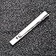 Asienice Krawattennadel Silber Kreuzen für Herren Krawattenklammer Business Hochzeit Krawattennadeln Tie Clip für Herren