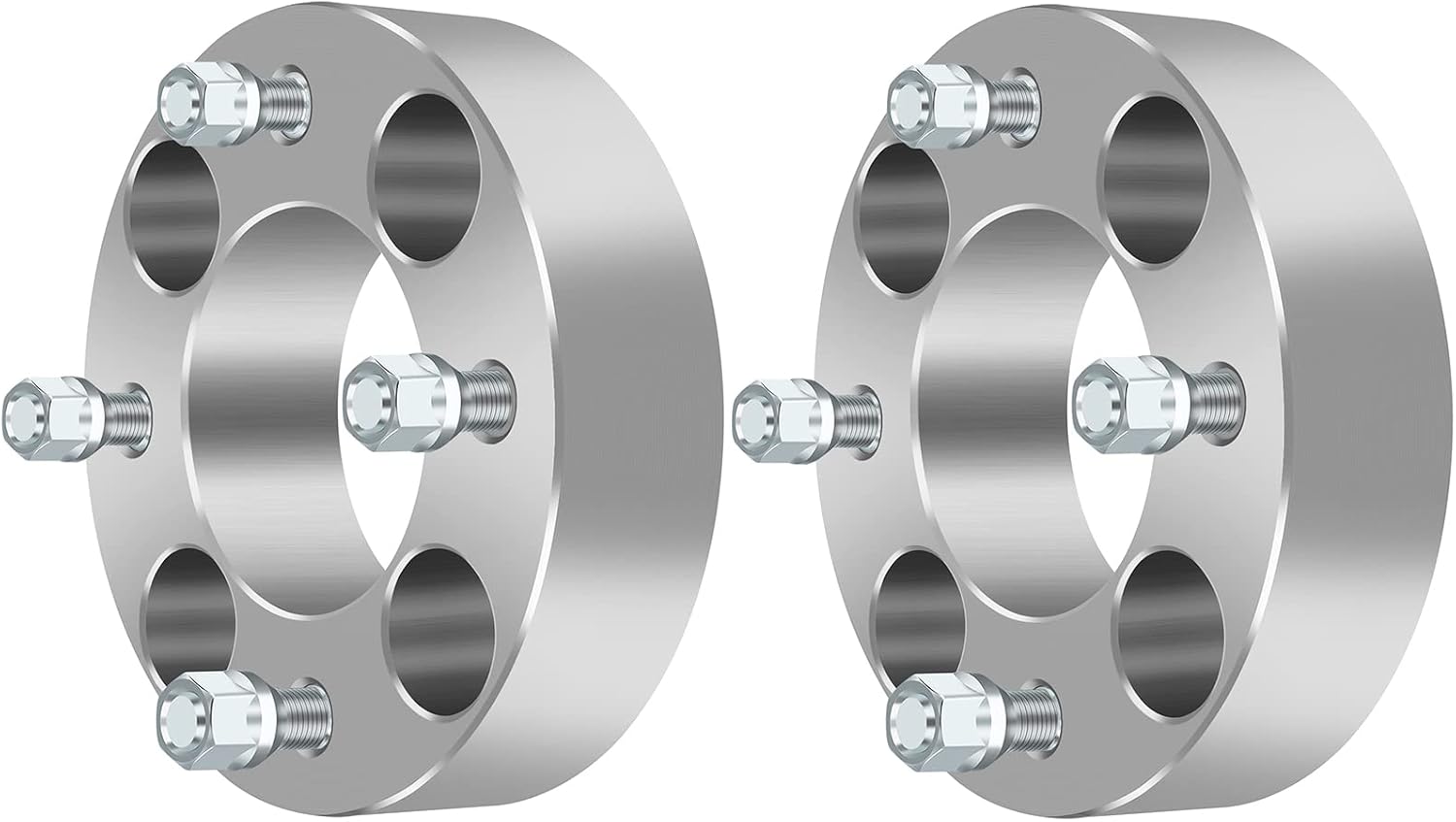 ECCPP 4x110mm to 4x110mm Wheel Spacers 1.5inch 4 lug for 1985-1987 for For Honda ATC250ES Big Red|1981-1986 for For Honda ATC250R|2002-2009 for For Honda TRX250TE with 74mm HB 10x1.25 Studs 2PCS