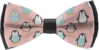 Pre-Tied Fashion Bow Tie Formal Tuxedo Bowtie Adjustable Bow Tie for Adults