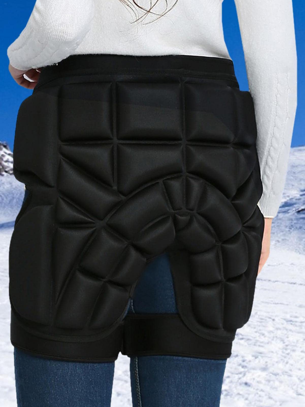 スノーボードウェア上下、お尻パット スノーボード ヒッププロテクター ケツパッド ケツパット インライン