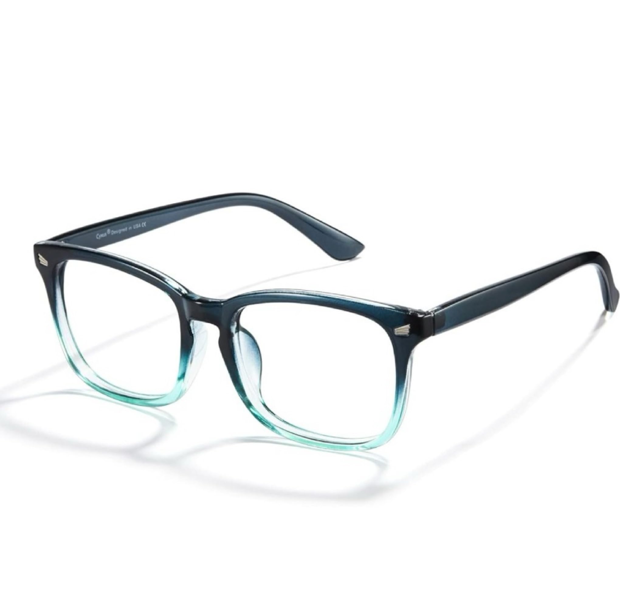 IFLASH Zero Power Light Weight Computer Readers Blue Light Blocking Eye Glasses Men Women | Anti Glare UV Blu Ray light Filter Cut Reflection Protection Lens TR90 Frames-image-4