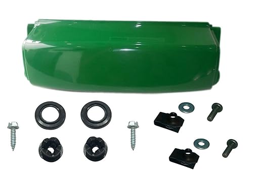 MaxLLTo Reemplazo AM128998 M84971 19M7867 24H1122 AM117725 Parachoques con accesorios de montaje y kit de buje de bisagra compatible con John Deere