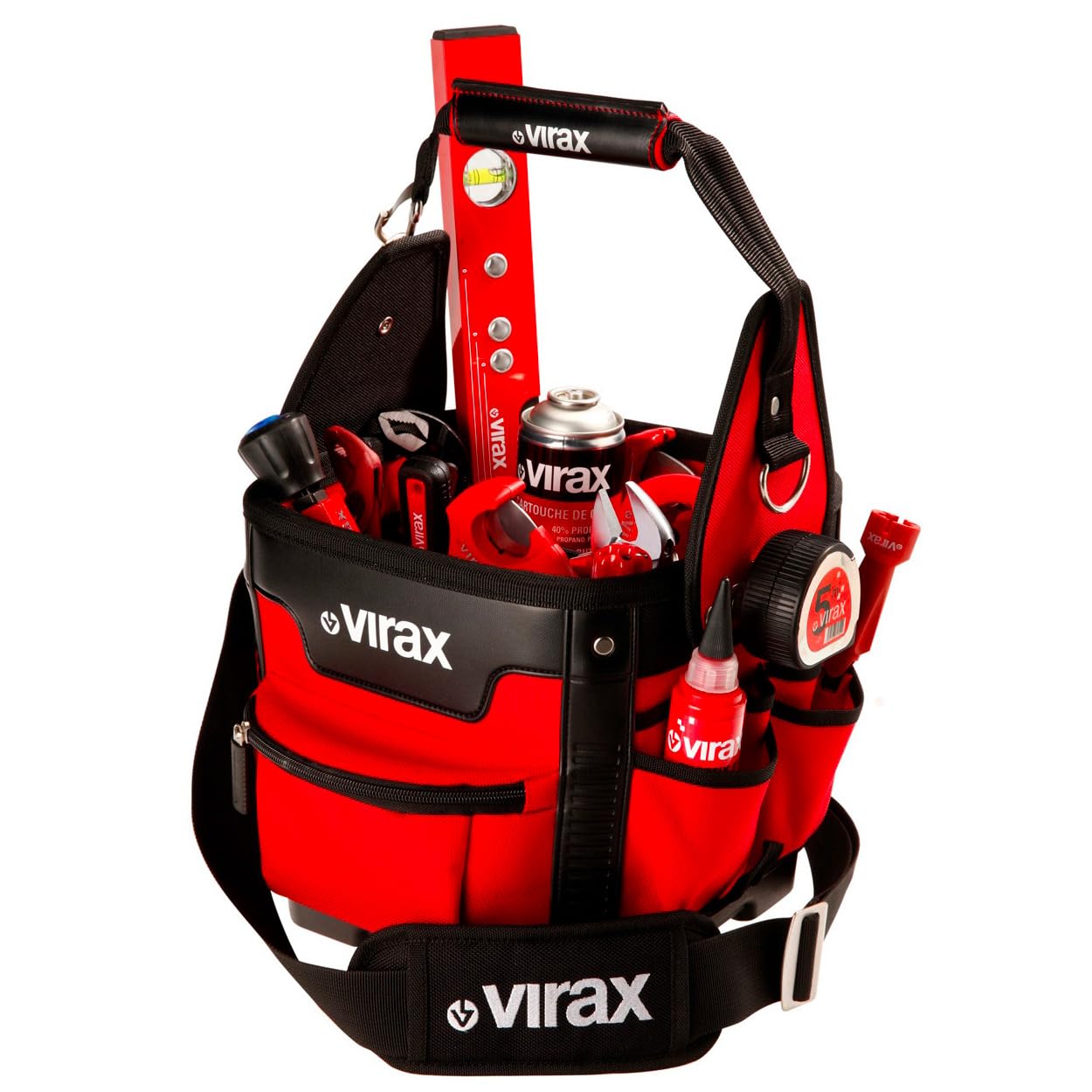 Virax - Sac seau à outils textile charge 15 Kg