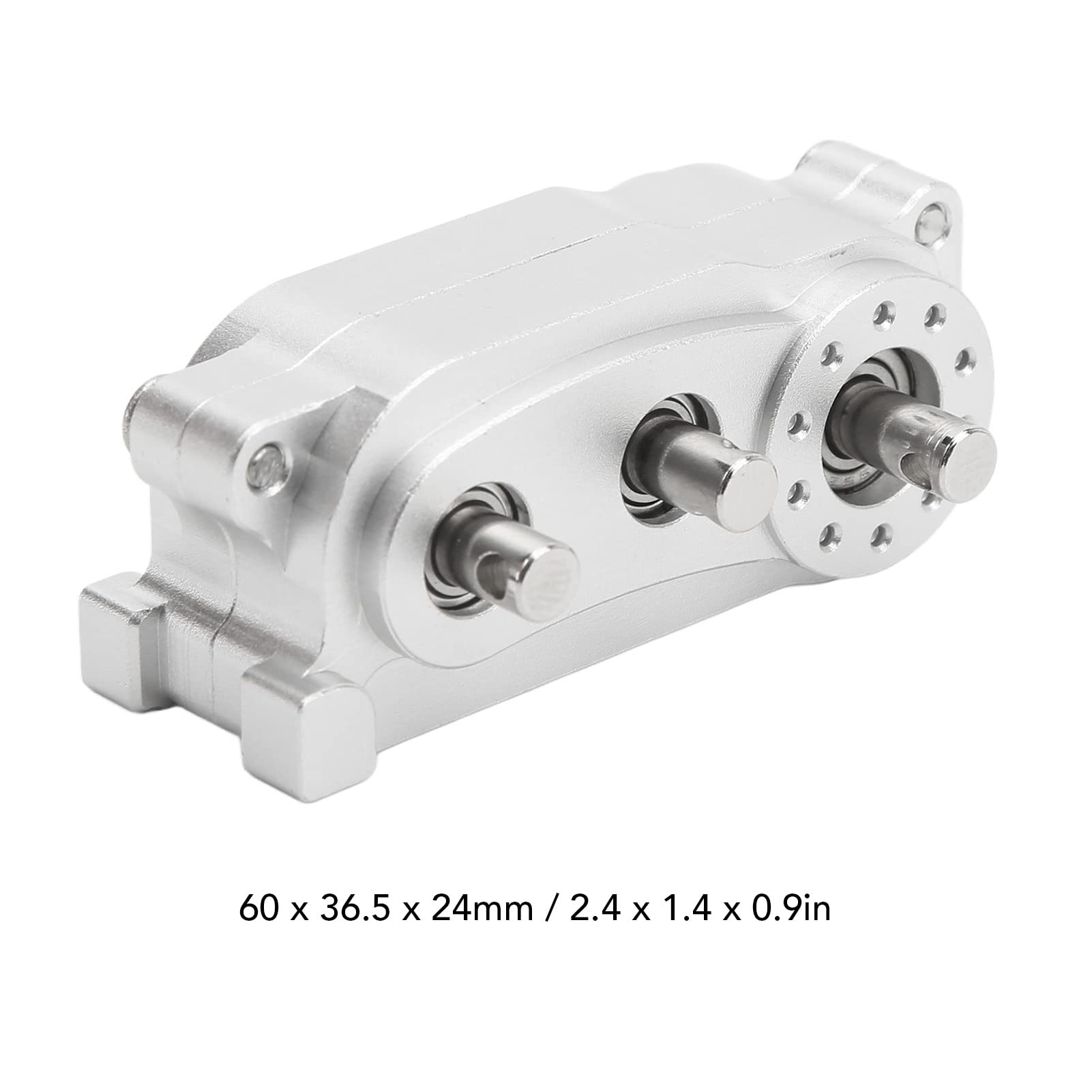 Skrzynia biegów RC 2 prędkości 313mm anodowane aluminium CNC do SCX10 1/10