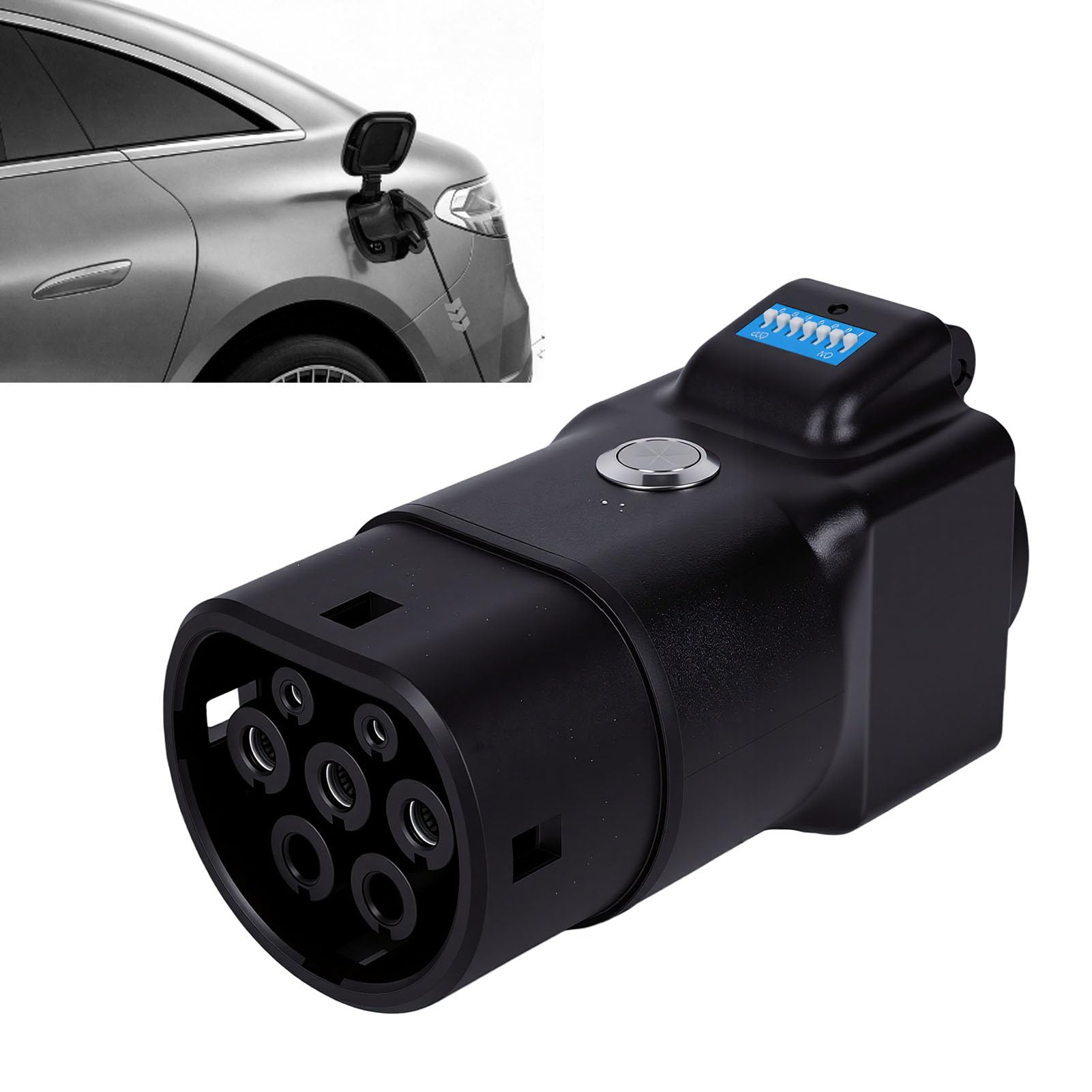 Haofy 3.5kW 16A Typ 2 V2L Adapter Złącze Pojazd do Obciążenia