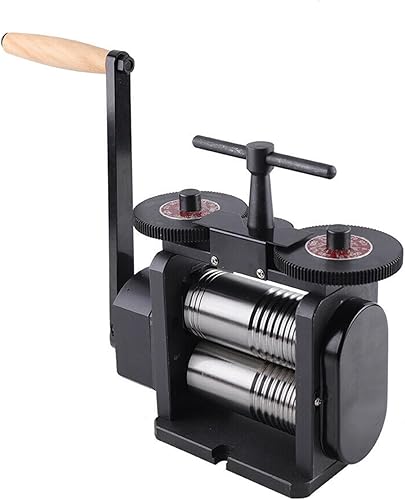 Miniatura 8 de Gbonklong Máquina de laminador manual, 1105.118 in de aleación de acero inoxidable, máquina de laminación manual, herramientas de marcado de prensa