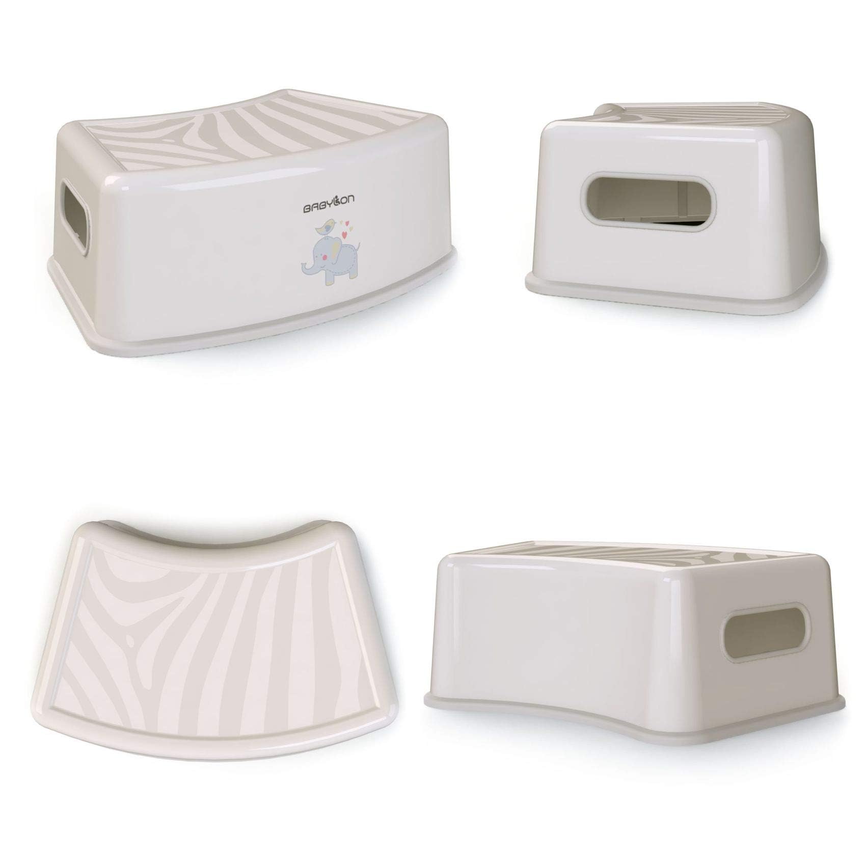 BABYLON Set Babywanne+Badewannensitz+Töpfchen Neugeboren, Grau