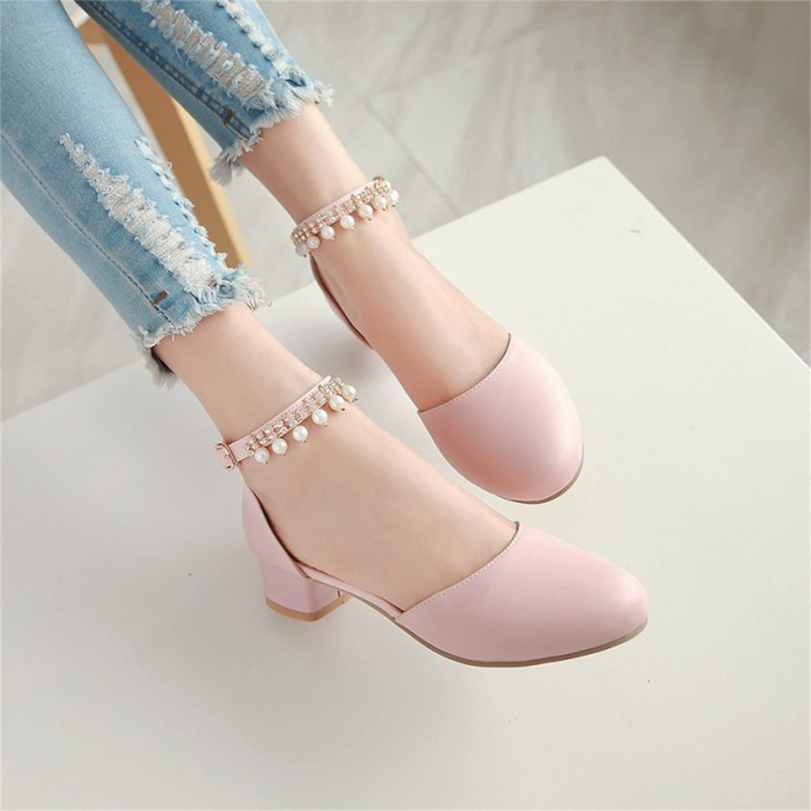 Zapatos De Vestir Blancos Para Niñas, Zapatos De Vestir Con Tacones Para Niña De Flores, Zapatos Mary Jane Para Niñas Y Niños Pequeños, Zapatos De Pascua Elegantes Blancos Para Niñas Para