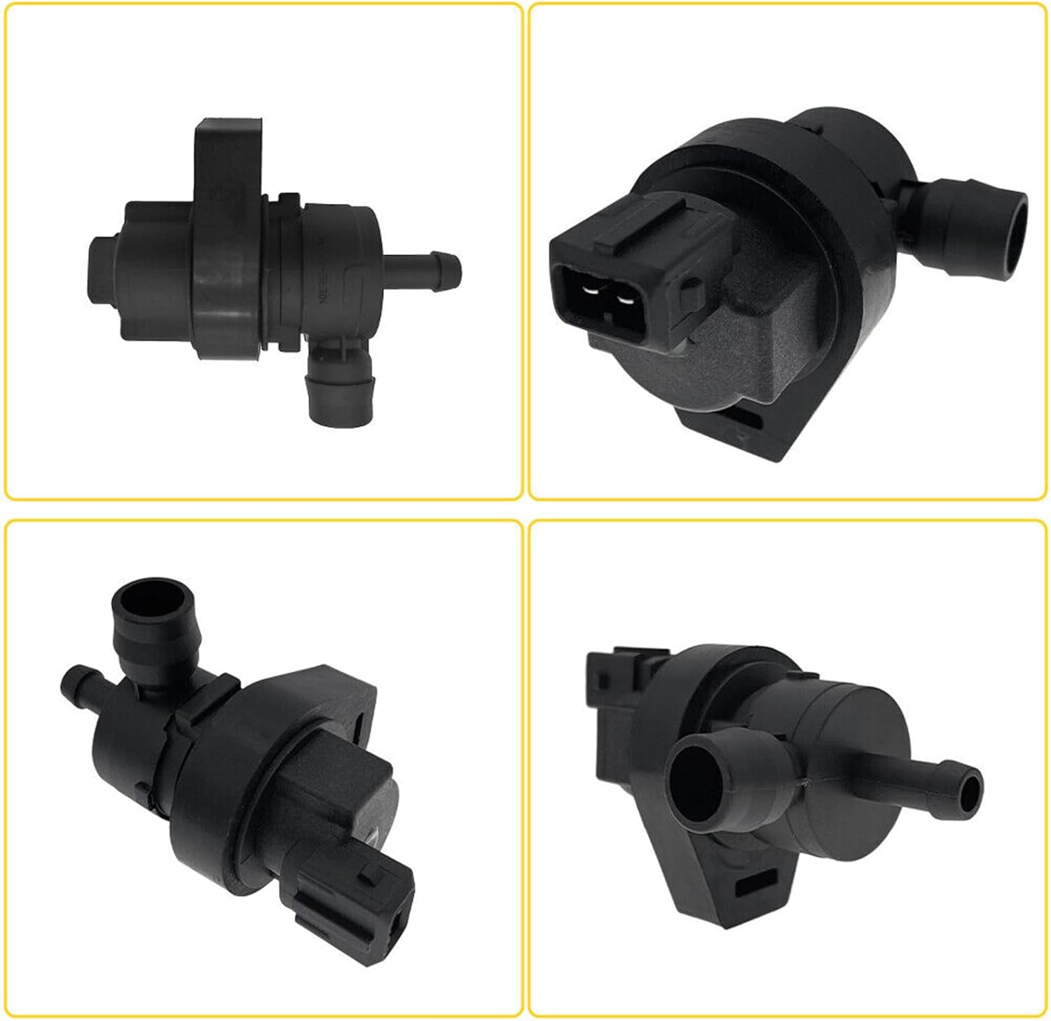 2282587 2M1432 1433602 282043961304 Car VaporCanister Purge Solenoid Valves Compatible for E46 E39 E38 E53 E85 Carbon Canister Solenoid Valves Replacement Normally Open Seal Gasket