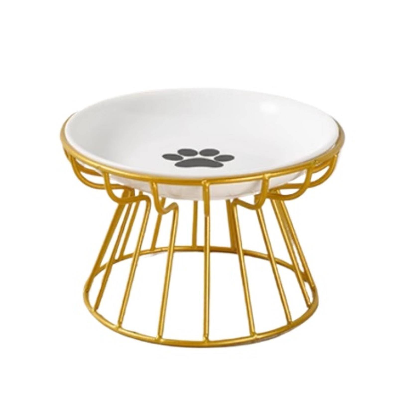 Tall Ceramic Cat Food Bowl, Cat Tableware, Cat Supplies, Ceramic Cat Bowl, Cat Tableware