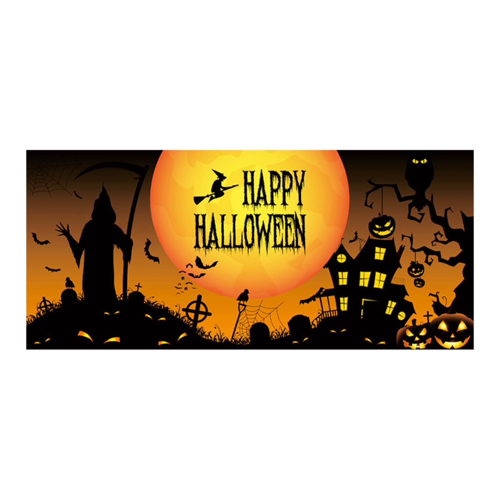 Cartel de graduación para Halloween, garaje, decoración al aire libre, interior, suministros de fiesta, tema aterrador, letrero decorativo