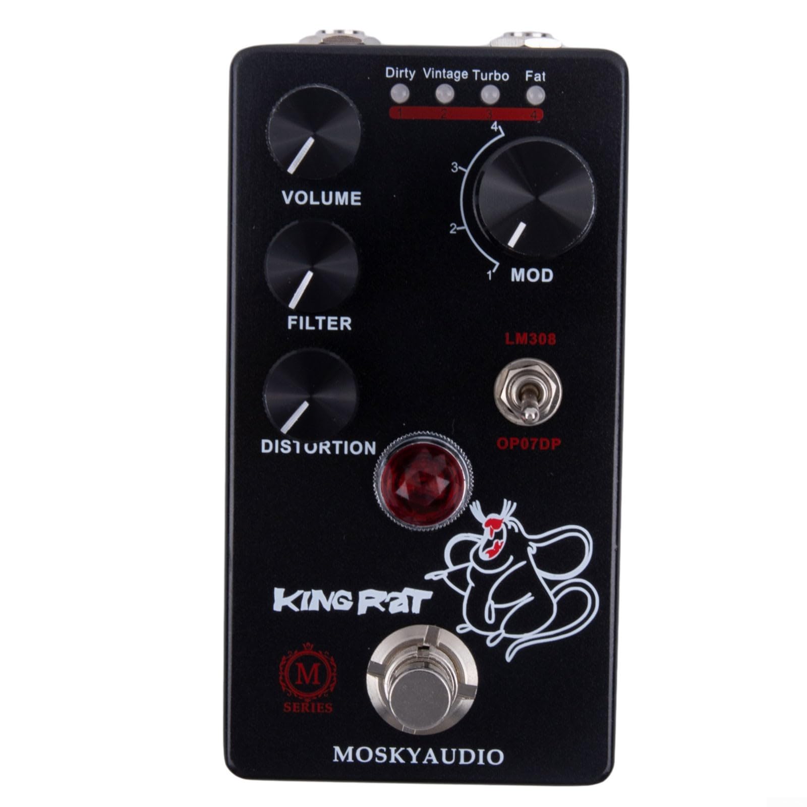 Pedale per effetti per chitarra, filtro volume fuzz distorsione per l'elaborazione del suono della chitarra elettrica, Stompbox multifunzione per accessori per modellare i toni del rock metal