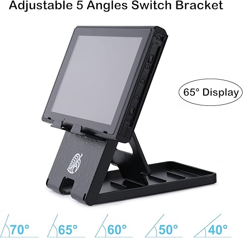 Miniatura 4 de Tscope Soporte para Nintendo Switch, para Animal Crossing Ajustable para Switch 2 LiteOLED Soporte Compacto Portátil Plegable para Accesorios de