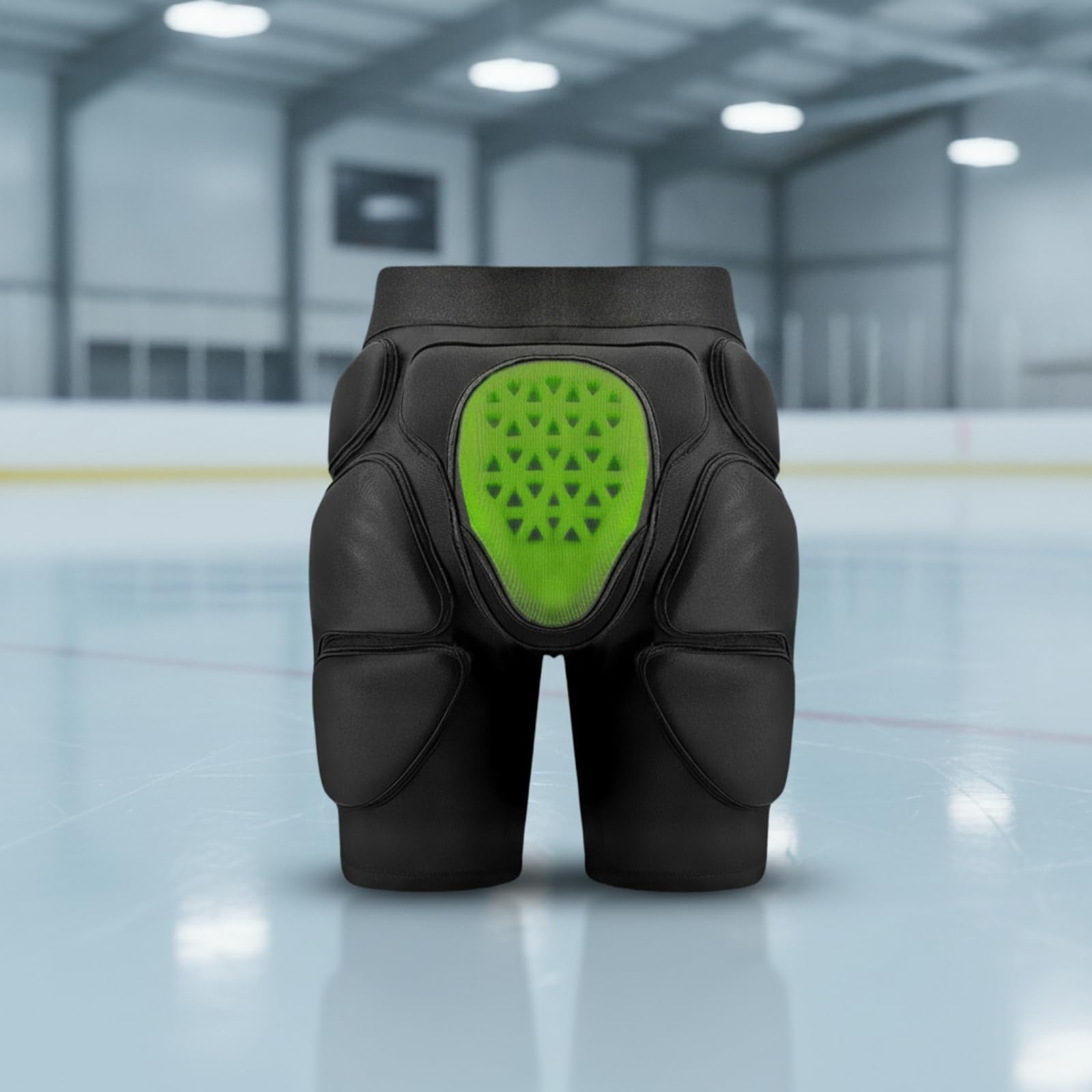 Baoblaze Pantaloncini erenti Protettivi in Poliestere Assorbente agli Urti Shorts Imbottiti con Pannello a Centrale Antiurto per Sportivi Invernali