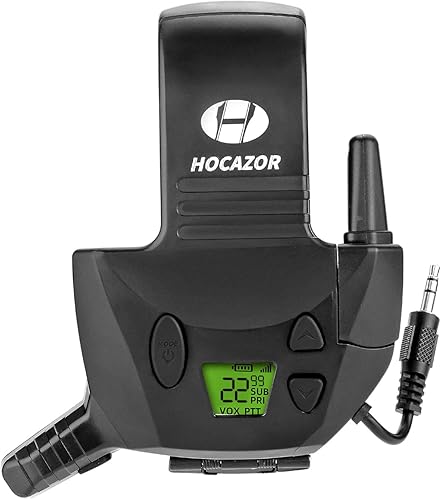 W01 Walkie Talkies compatibles con Walker's Razor - Orejeras electrónicas delgadas, comunicación manos libres para exteriores, caza, tiro, sitios de