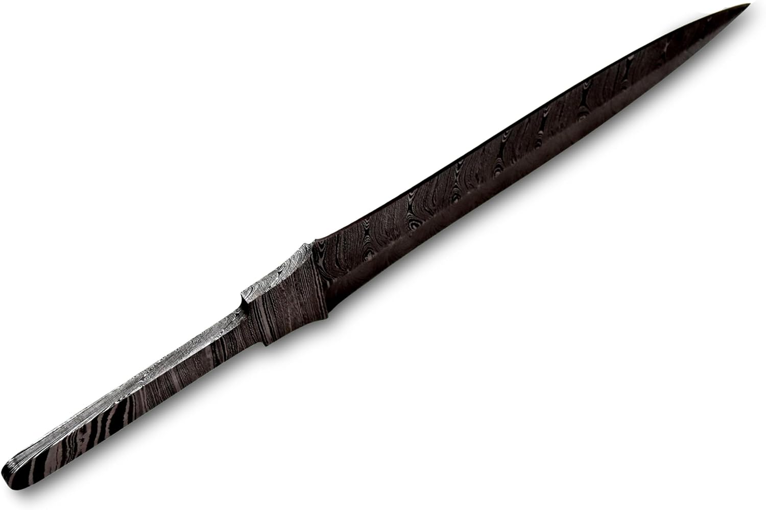Custom Hand Forged Damascus Steel Blank Blade Hunting Knife Damascus Blade Billet Full Tang Handmade Knife Making Supply