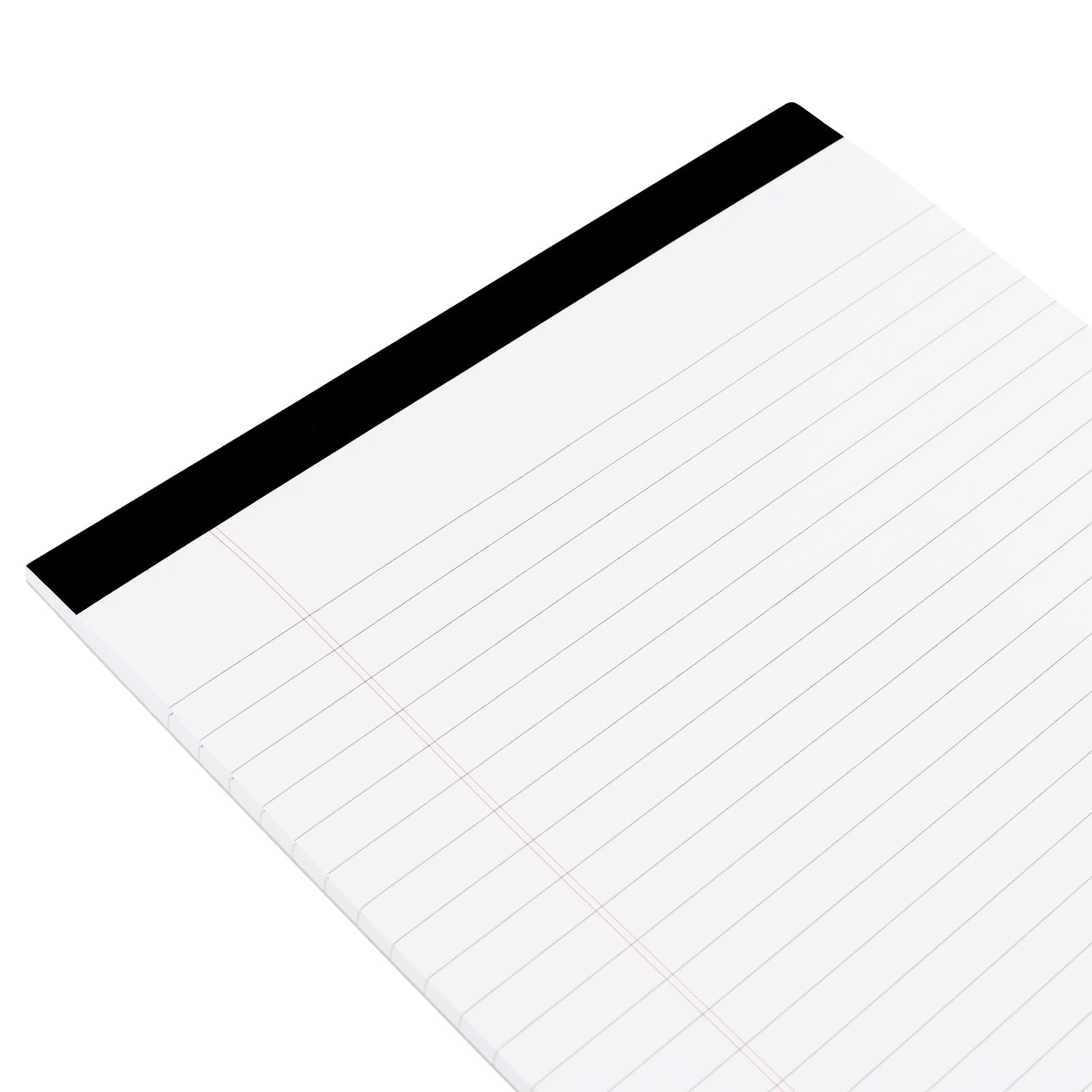 HAKZEON Lot de 8 blocs-notes perforés lignés A4 de 20,3 x 29,9 cm, bloc-notes lignés blancs pour bureau, réunion d'affaires, rédaction de documents juridiques