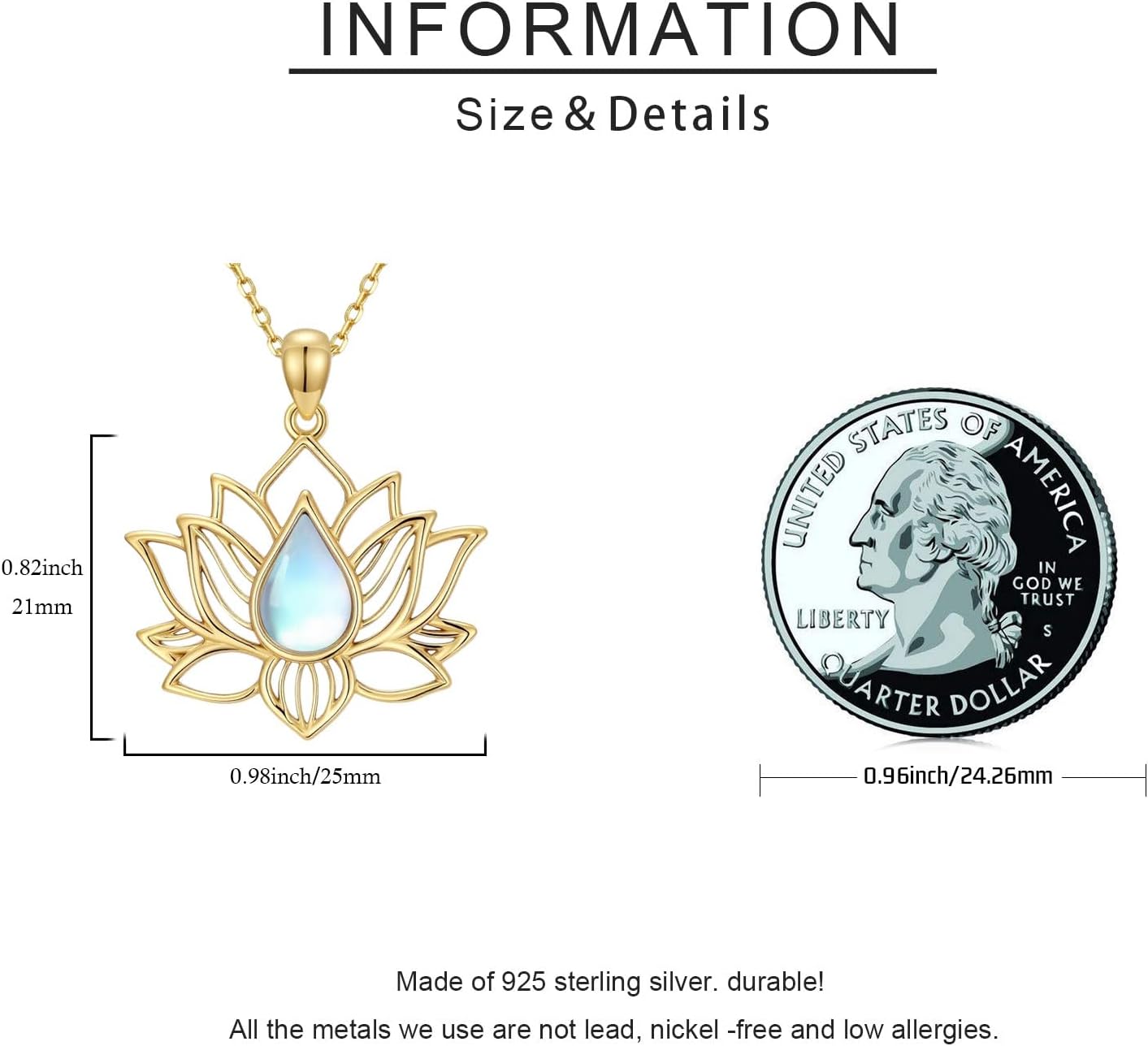 Lotus Necklaces for Women 925 Sterling Silver 7 Chakra/Yin Yang Pendant Necklace Spiritual Lotus Jewelry Birthday Yoga Gifts