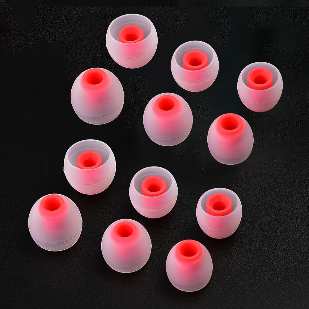 Replacement Silicone Eartips Earbuds Ear Tips Compatible with Senso, Zeus, Otium, Hussar, Sony MDR, Tozo, Mpow Headphones & Earphones (Medium - 3