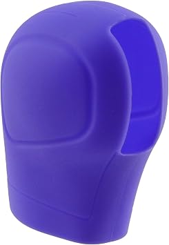 Car Gear Shift Knob Cover, Silicone Anti-Slip Automotive Protector | Soft Wear-Resistant Universal Car Shift Protector Cover Protector, Against Scratches & Dust, for Most Vehicles, Purple
