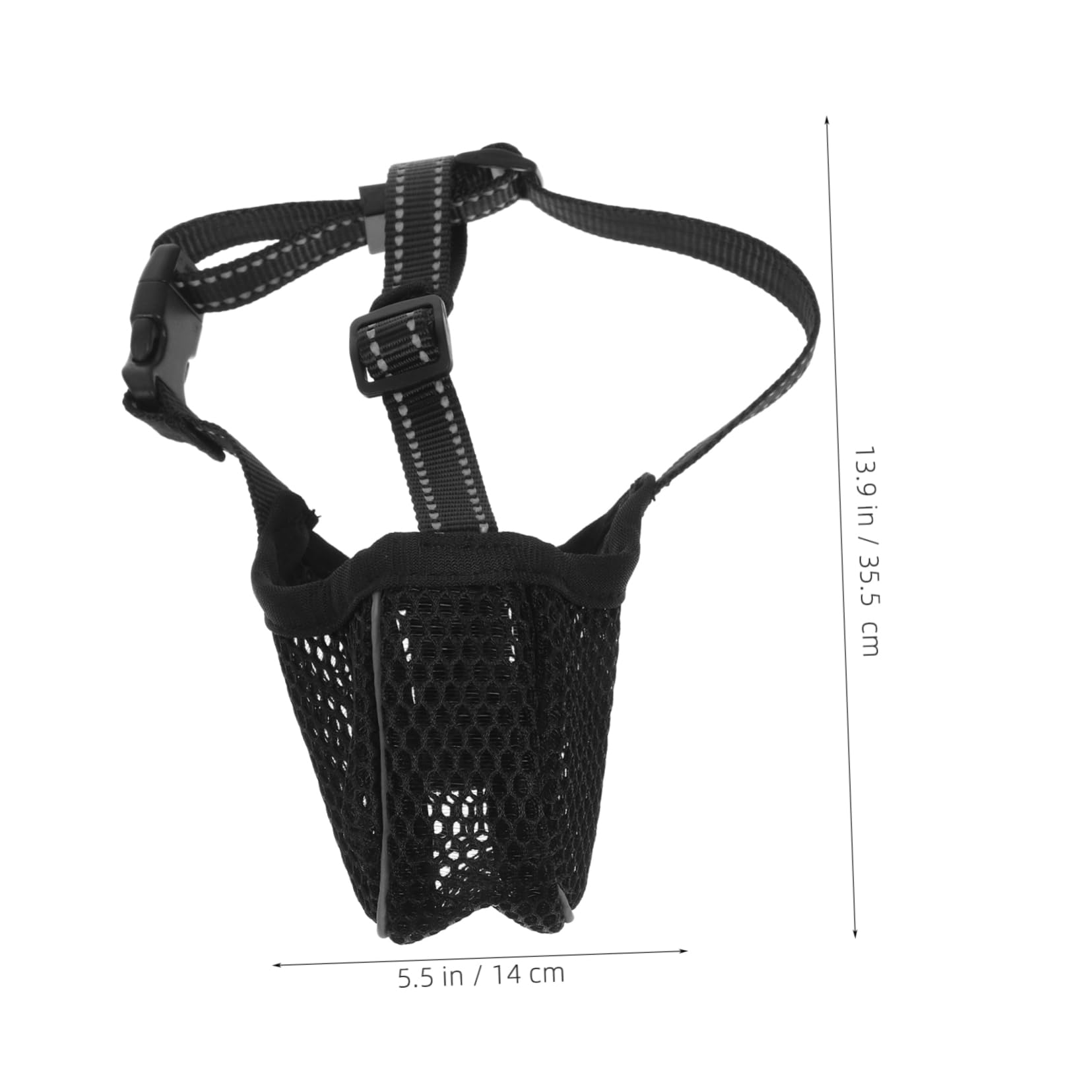 HOLIDYOYO Prevent Biting Breathable Dog Muzzle Large Size for Soft Mesh for Comfortable Wear