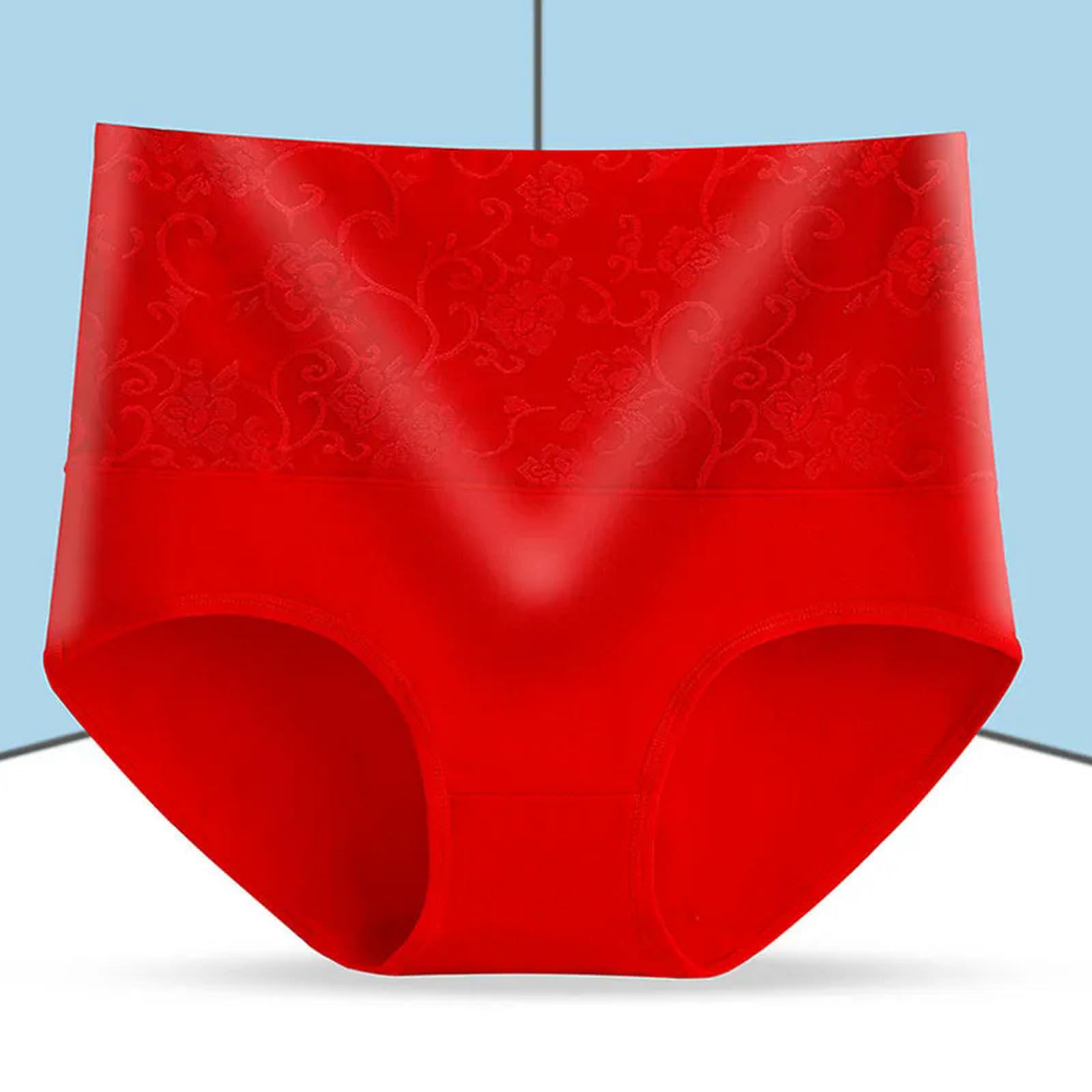 Ropa Interior Mujer Bragas De Talla Grande para Mujeres Ropa Interior Abdominal De La Cintura Algodón De Algodón Sin Costuras Apturas Sexys para Mujeres-CG-bhuizi-l