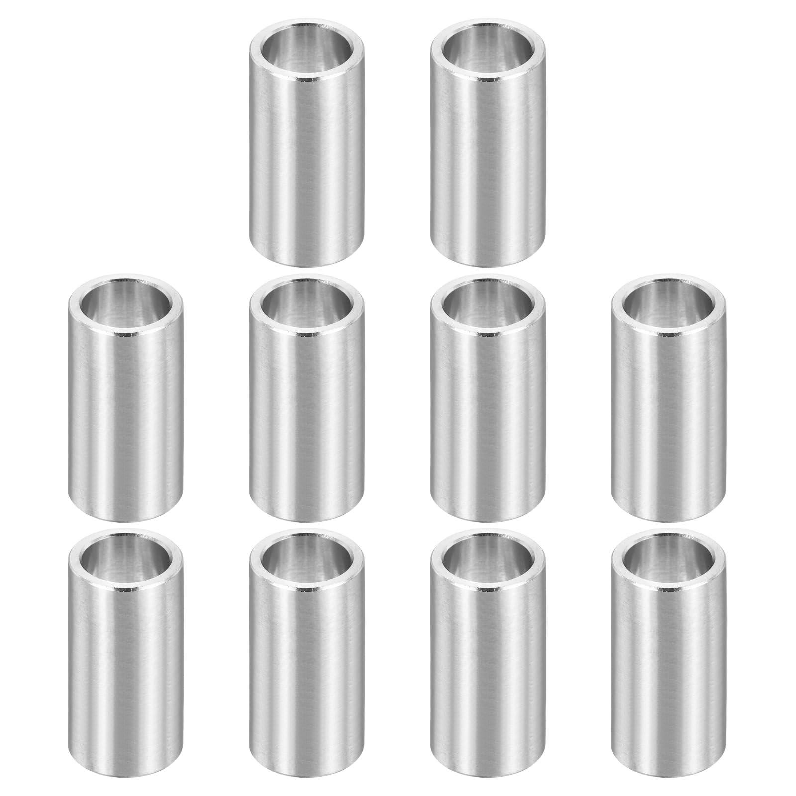 PATIKIL M12 Stainless Steel Spacers, 12Pcs Metal Spacer 12mm ID x 16mm OD x 30mm l Screw Standoff for 1/2" or M12 Screw