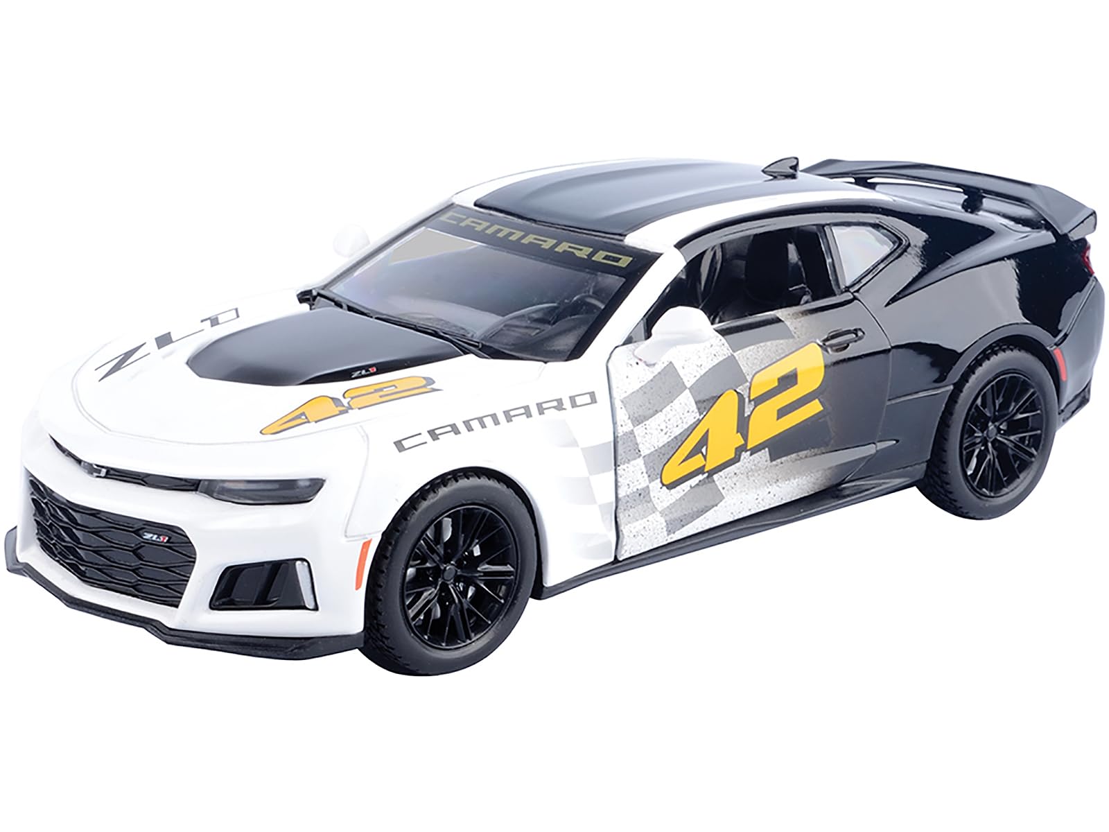 Amazon.com: 2017 Chevy ZL1#42 Black and White GT Racing Series 1