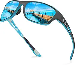 Óculos de sol esportivos polarizados para homens, dirigir, ciclismo, pesca, óculos de sol 100% com proteção UV