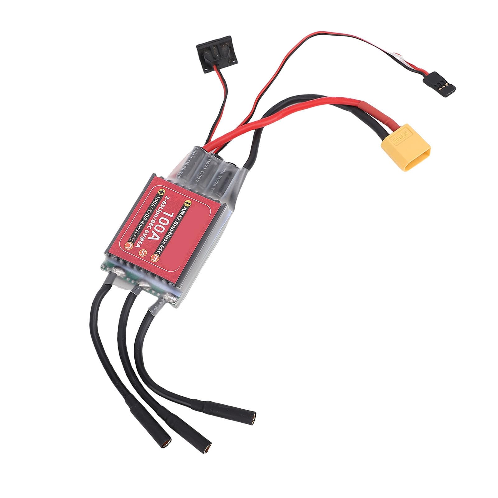 BRRNOO AM32 100A ESC, Regulator Obrotów dla Silników Bezszczotkowych 3650