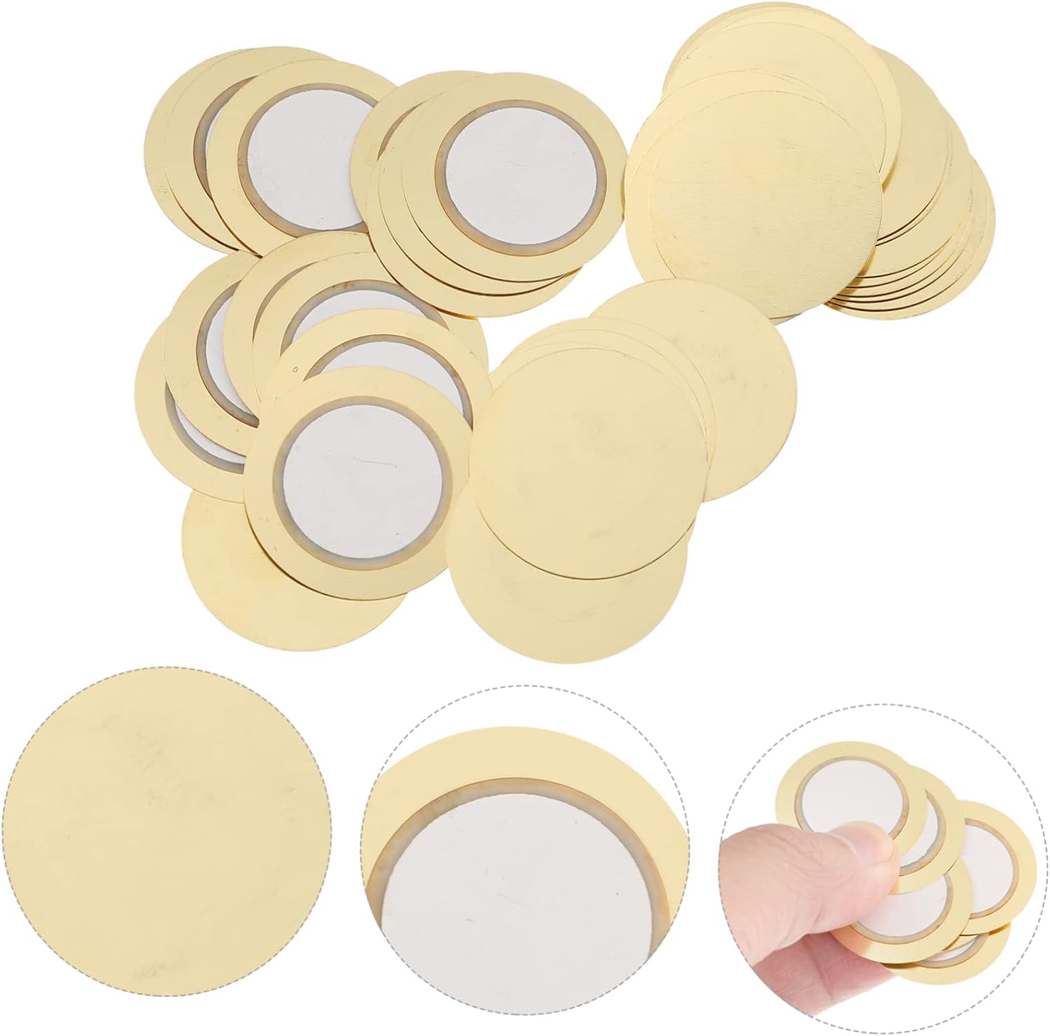 200pcs Discs Acoustic Pickup Transducer High-performance Sound Sensor for Electronics Toys and Drums Compact and Easy to Install